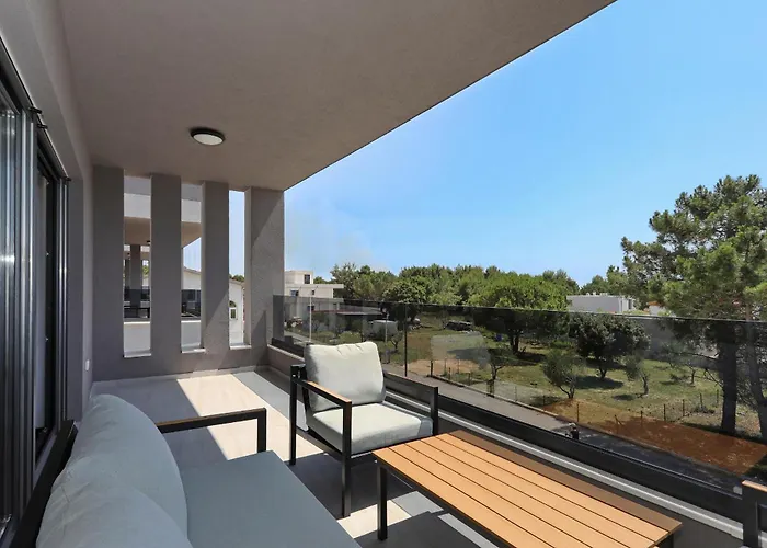 K3-penthouse With Sea View And Heated Pool Appartamento Vir