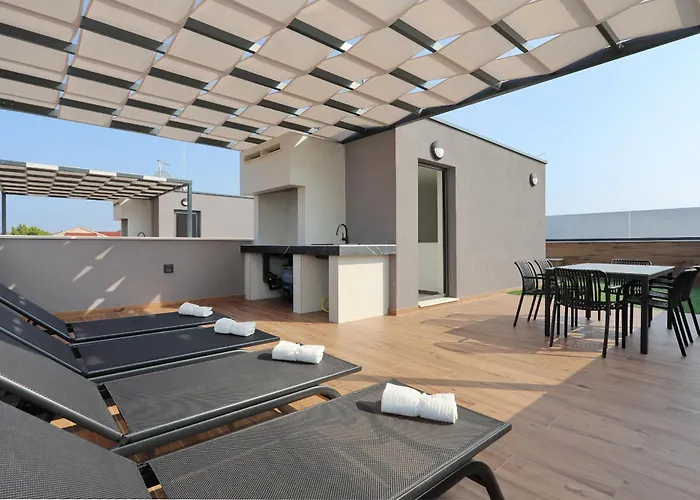 K3-penthouse With Sea View And Heated Pool Appartamento Vir